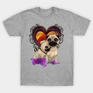 Little pug in love T-Shirt